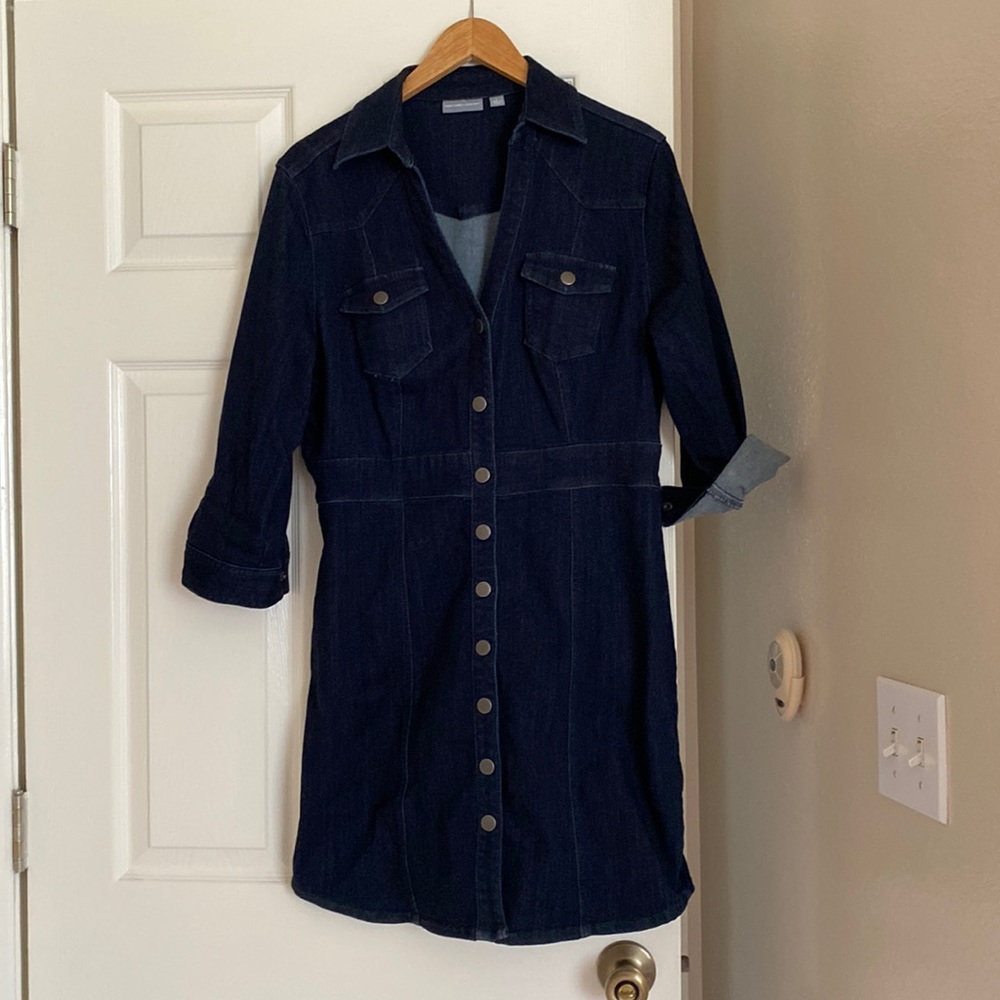 Denim dress size L